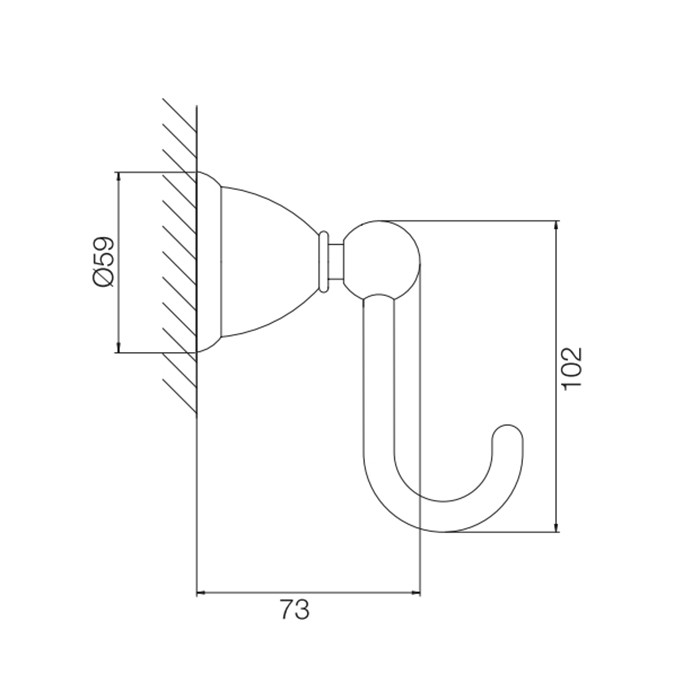 Fima Carlo Frattini крючок, подвесной, accessori, золото арт. f6044/1or