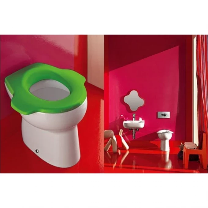 LAUFEN унитаз приставной напольный, FLORAKIDS - 8.2203.6.000.027.1