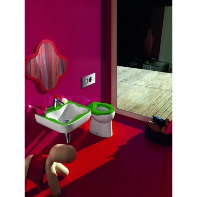 LAUFEN унитаз приставной напольный, FLORAKIDS - 8.2203.6.000.027.1