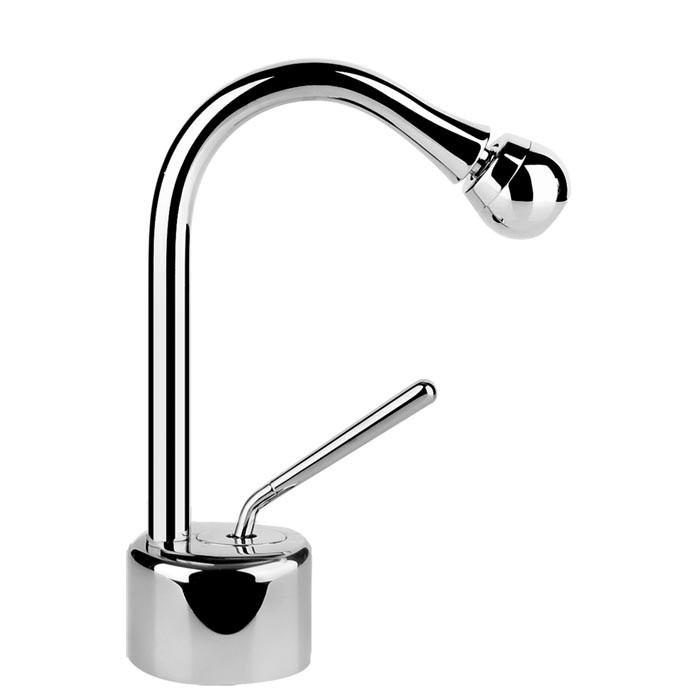 Gessi Смеситель для биде на 1 отверстие, с фиксированным носиком, Goccia, 33807#031 цвет: хром