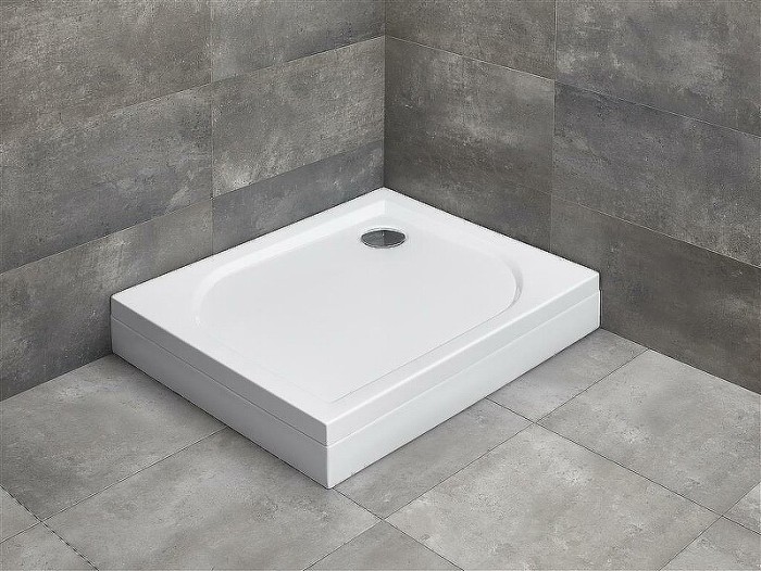 Radaway акриловый поддон для душа 100x75 r белый, Delos - 4D17515-03R