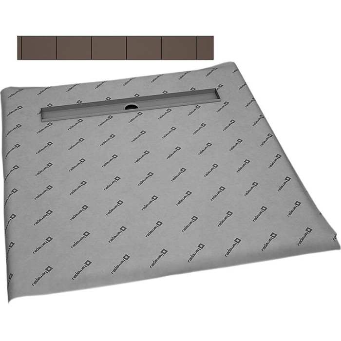 Radaway душевая плита 99x99 с решеткой под плитку basic, RadаDrain - 5CL1010A/5R075B