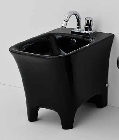 ArtCeram биде (напольное), cwb002 03 00 cow цвет: черный глянцевый