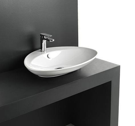 ArtCeram раковина (накладная), bsl001 01 00 bs цвет: белый глянцевый