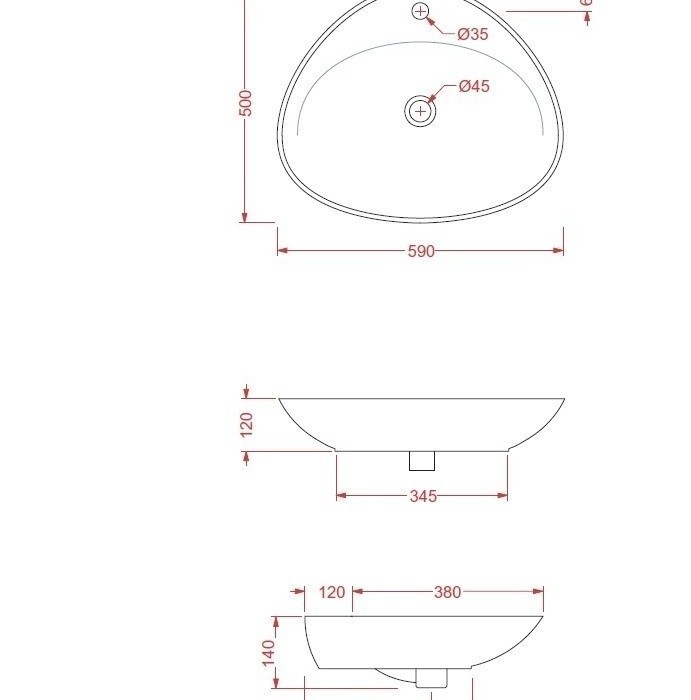 ArtCeram раковина (накладная), bsl001 01 00 bs цвет: белый глянцевый