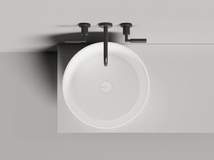 Salini раковина накладная 46x46, armonia, 130118grh цвет: глянцевый белый