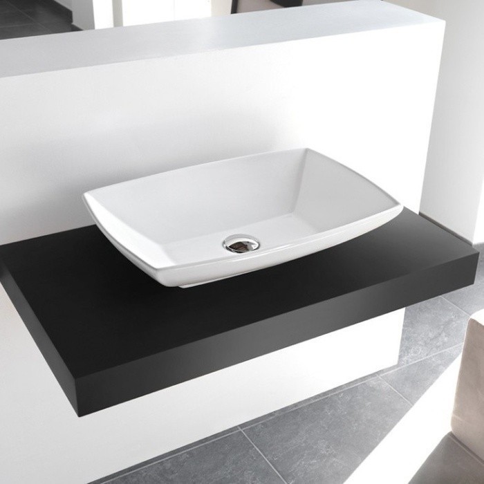 ArtCeram раковина (накладная), jzl00201 03 jazz цвет: белый глянцевый