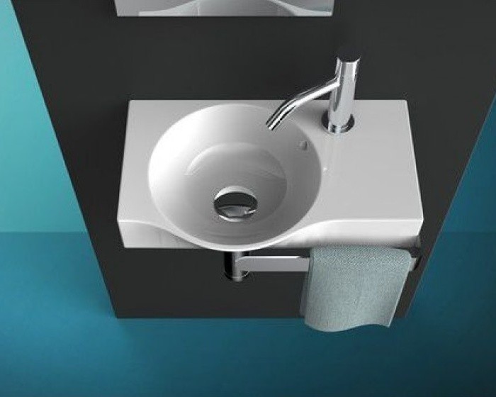 ArtCeram раковина для ванной комнаты, lml001 01 00 lavamani brick цвет: белый глянцевый