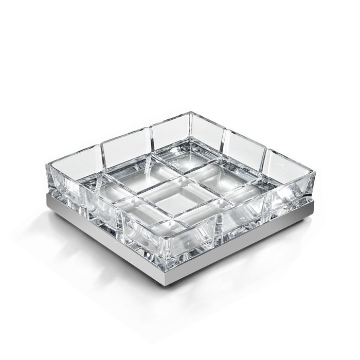Мыльница настольная (никель матовый), 3SC Palace Crystal - PA01ACRNX