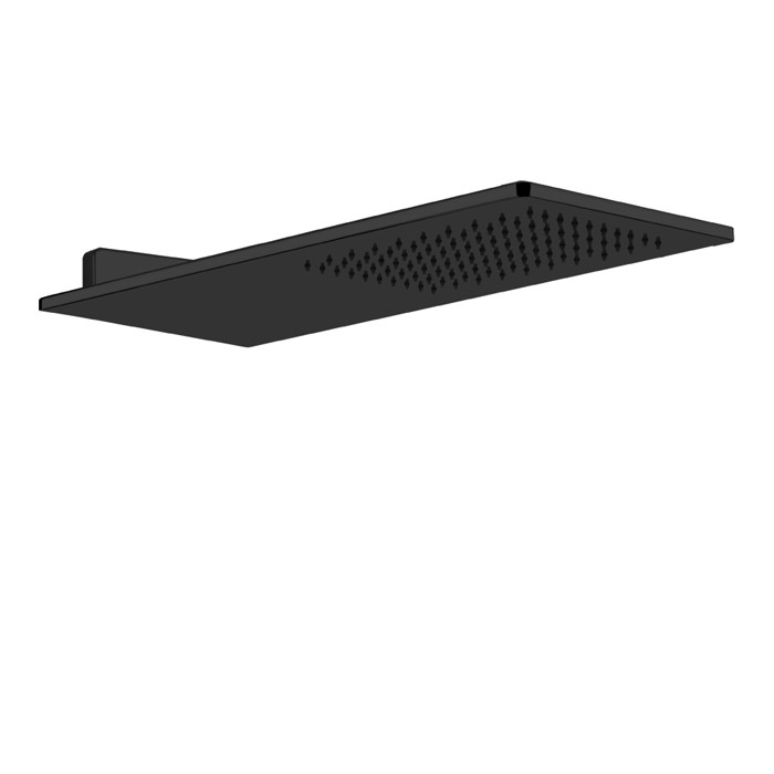 Gessi Верхний душ 550х200 мм., с креплением на стену, Rettangolo, 33095#299 цвет: black xl