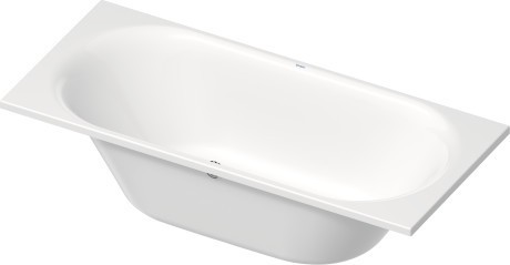 Duravit встраиваемая акриловая ванна 1800 мм х 800 мм, c двумя наклонами для спины, d-neo, 700476000000000 цвет: белый