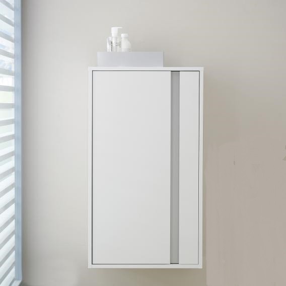 Duravit шкаф средний левый, с полками, ketho, kt1266l1818 цвет: gres pietra grey opaco