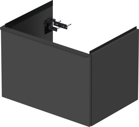 Duravit тумба подвесная под раковину 634 мм х 452 мм, d-neo, de425404949 цвет: графит матовый