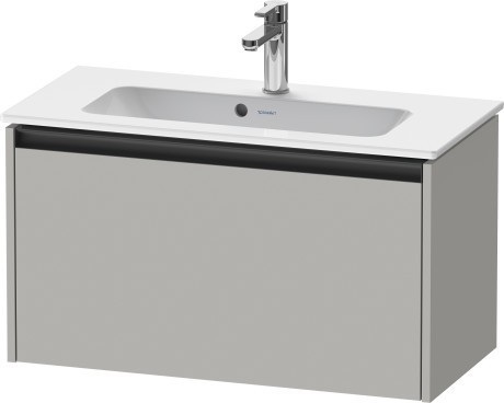 Duravit тумба подвесная под раковину 390 мм х 810 мм х 440 мм, ketho.2, k25056007070000 цвет: бетонно-серый матовый