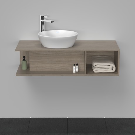 Duravit тумба подвесная под раковину слева 1000 мм х 480 мм, d-neo, de491903535 цвет: дуб терра