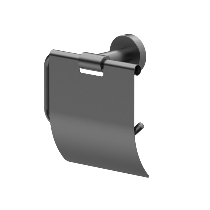 Держатель туалетной бумаги, Whitecross Ergo gunmetal, оружейная сталь арт. ER2262GM
