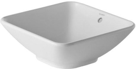 Duravit раковина встраиваемая сверху 42х42 см, bacino, 0333420000 цвет: белый