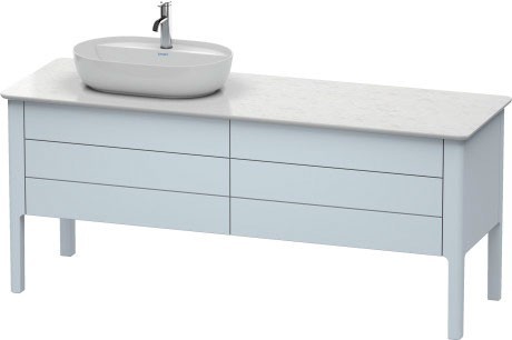 Duravit тумба напольная под столешницу, luv, lu9568l9797 цвет: светло-голубой