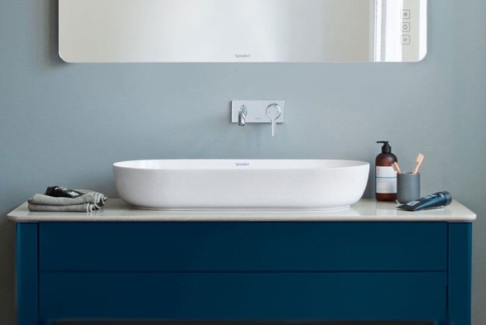 Duravit тумба напольная под столешницу, luv, lu956109898 цвет: темно-синий