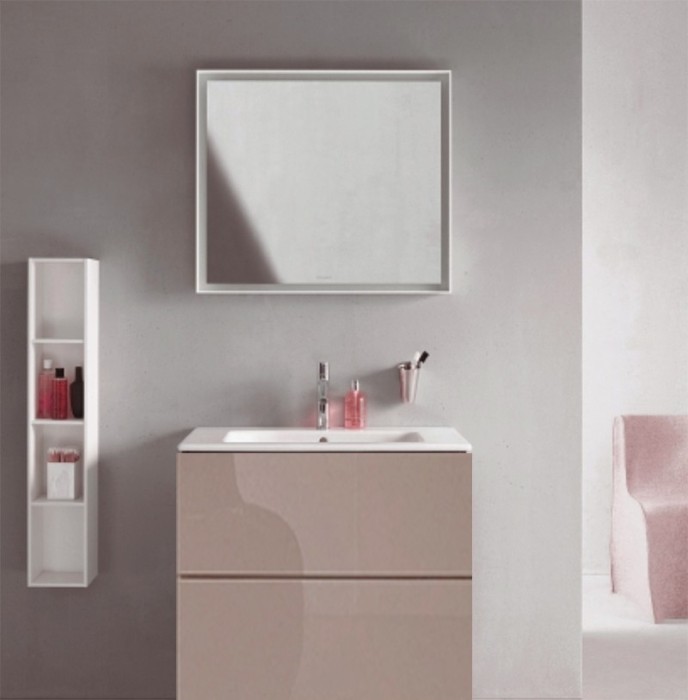 Duravit тумба подвесная под раковину, l-cube, lc624108686 цвет: капучино