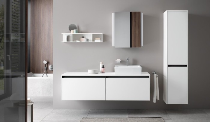 Duravit тумба подвесная под две раковины 550 мм х 1600 мм х 459 мм, ketho.2, k24889b21210000 цвет: орех темный