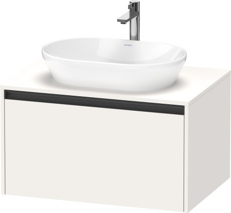 Duravit тумба подвесная под раковину 550 мм х 800 мм х 459 мм, ketho.2, k24885084840000 цвет: белый суперматовый