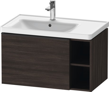 Duravit тумба подвесная под раковину 784 мм х 452 мм, d-neo, de425805353 цвет: каштан темный