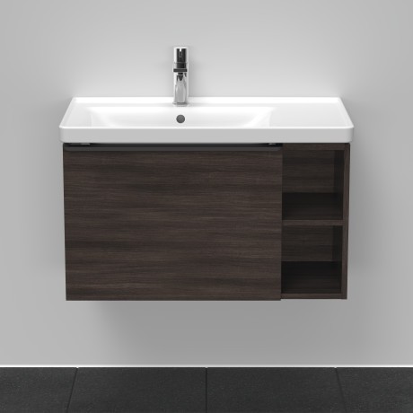 Duravit тумба подвесная под раковину 784 мм х 452 мм, d-neo, de425805353 цвет: каштан темный