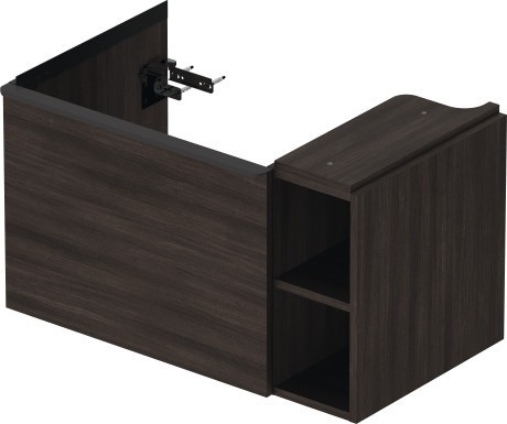 Duravit тумба подвесная под раковину 784 мм х 452 мм, d-neo, de425805353 цвет: каштан темный