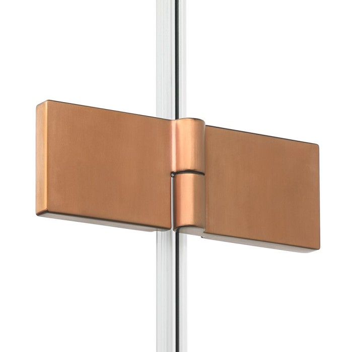 Душевое ограждение l 80x80x195, New trendy New soleo copper brushed, браширо арт. K-2034