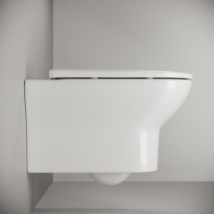 Ceramicanova подвесной унитаз с сиденьем enjoy, cn1104e цвет: белый