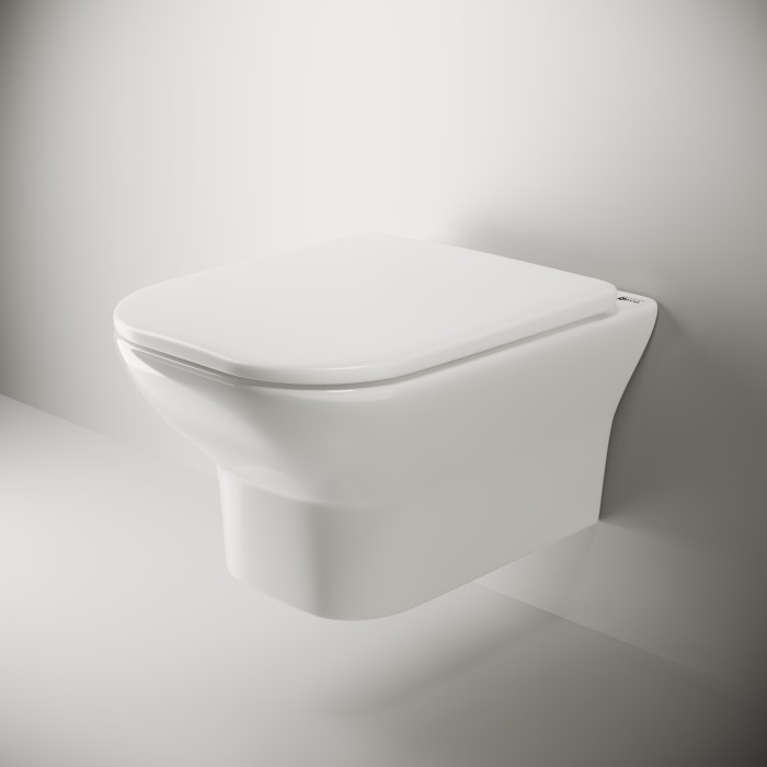 Ceramicanova подвесной унитаз с сиденьем enjoy, cn1104e цвет: белый