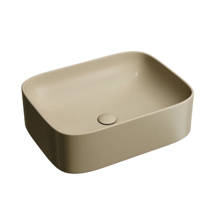 Ceramicanova раковина накладная element, cn6052mc цвет: коричневый