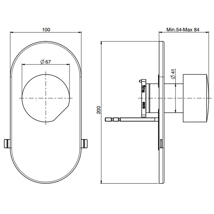 Fima Carlo Frattini смеситель для душа встроенный, so, хром арт. f3189x1cr