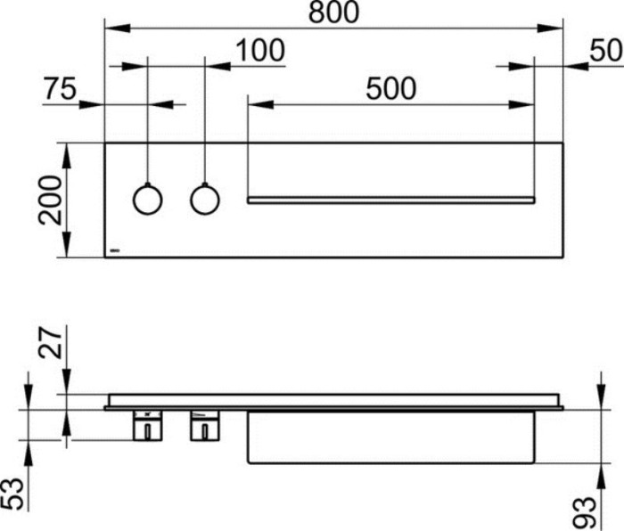 Keuco панель для ванны и душа с термостатом на 1 потребителя рукоятки слева, metime_spa, кашемир глянцевый арт. 56161 011801