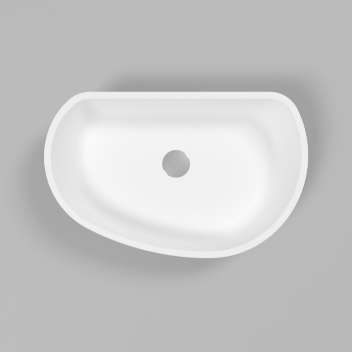 Раковина, накладная 60x37, Whitecross Ametrine, белый мат арт. 0718.060037.200