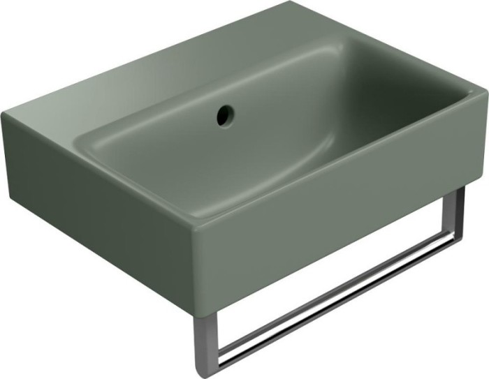 GSI Подвесная раковина 40х32х19 см, agave matte, санфаянс, Color-elements - 9084104