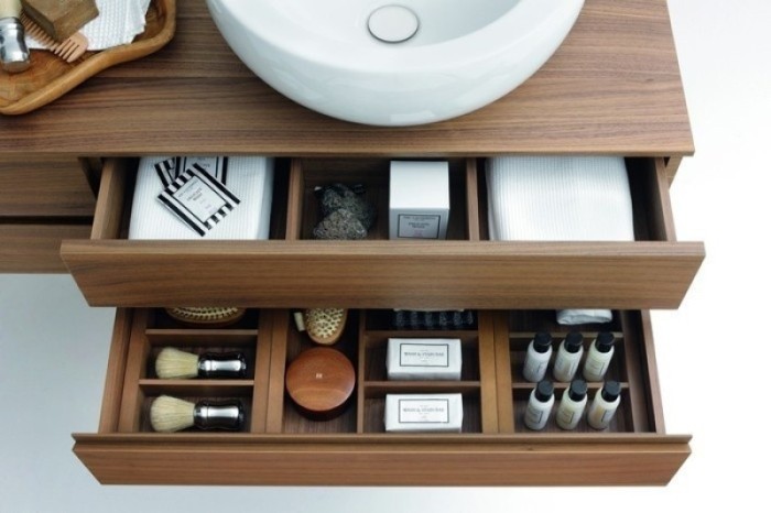 LAUFEN тумба под раковину 1897.1, под дерево, IL BAGNO ALESSI ONE - 4.2412.2.097.630.1