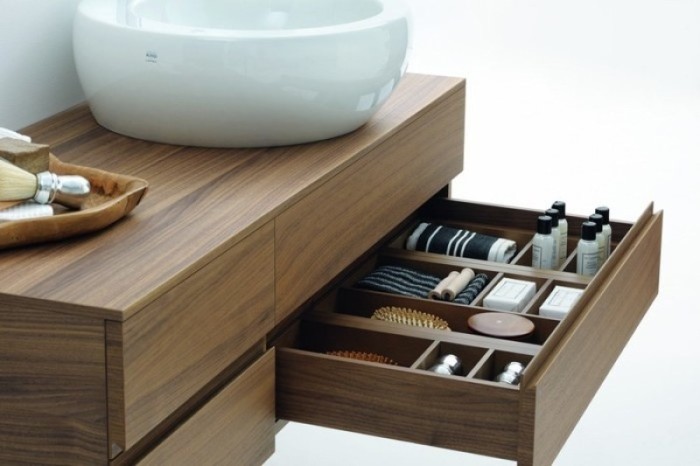 LAUFEN тумба под раковину 1897.1, под дерево, IL BAGNO ALESSI ONE - 4.2412.2.097.630.1