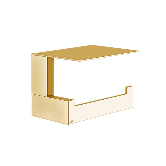 Gessi Держатель для туалетной бумаги с крышкой, Rettangolo, 20849#080 цвет: gold ccp