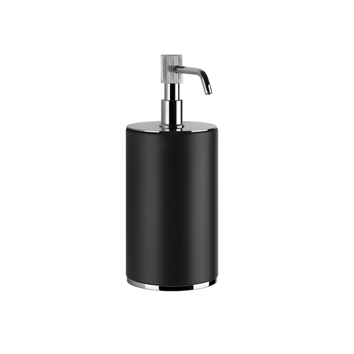 Gessi Дозатор для жидкого мыла настольный, Venti20, 65438#031 цвет: черный, фурнитура хром