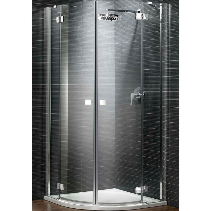 Radaway душевой уголок pdd 100x100 профиль хром стекло прозрачное, Almatea - 30522-01-01N