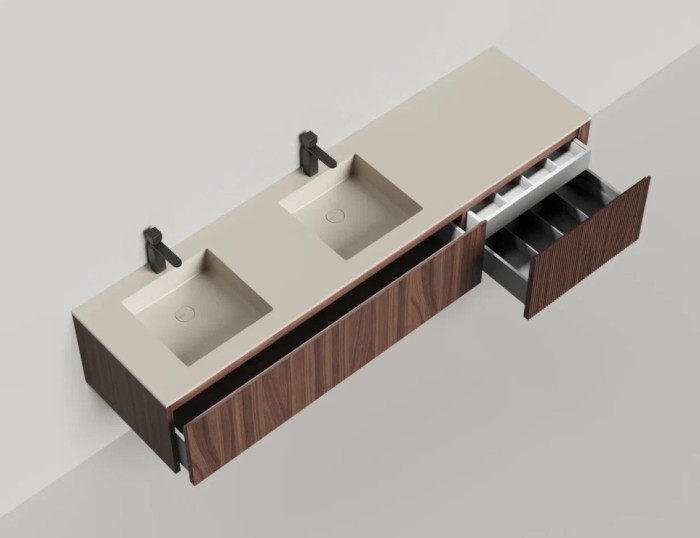 Salini подвесная тумба 2000, domino, 27d220dinf цвет: коричневый
