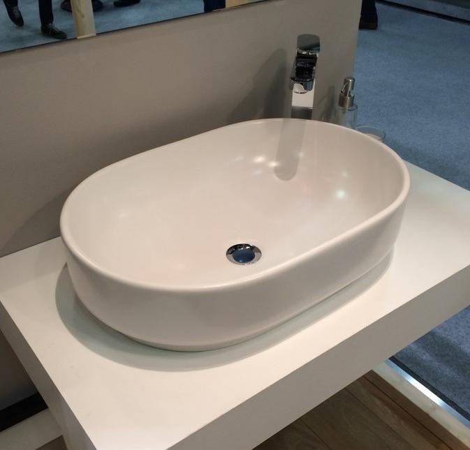 ArtCeram раковина (накладная), gil003 01 00 gio evolution цвет: белый глянцевый