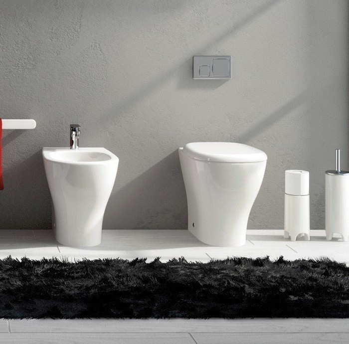 ArtCeram биде (напольное), teb001 01 00 ten цвет: белый глянцевый