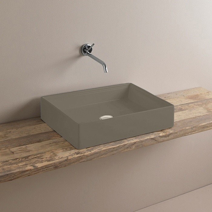 Раковина настольная 38x55 см, matera, Art Ceram Scalino арт. SCL002 41 00