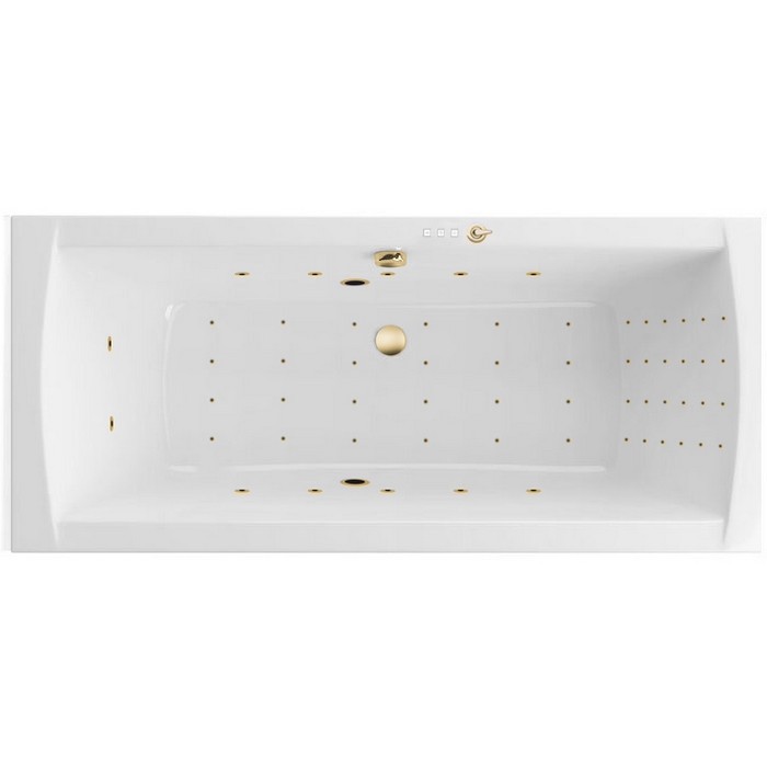 Ванна lux 180x80 nano, Excellent Aquaria, золото арт. WAEX.AQU18.NANO.GL