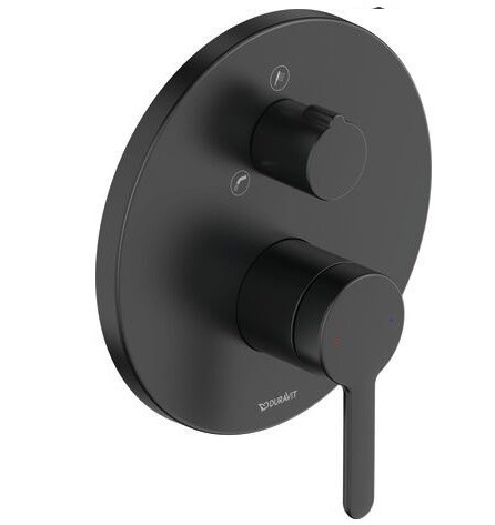 Duravit однорычажный смеситель для душа на 2 потребителя, скрытый монтаж, c15210012046
