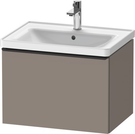 Duravit тумба подвесная под раковину 634 мм х 452 мм, d-neo, de425404343 цвет: базальт матовый