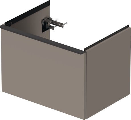 Duravit тумба подвесная под раковину 634 мм х 452 мм, d-neo, de425404343 цвет: базальт матовый